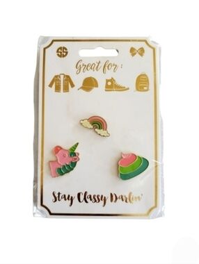 Simply Southern Collection Enamel Pins NIP Set of 3